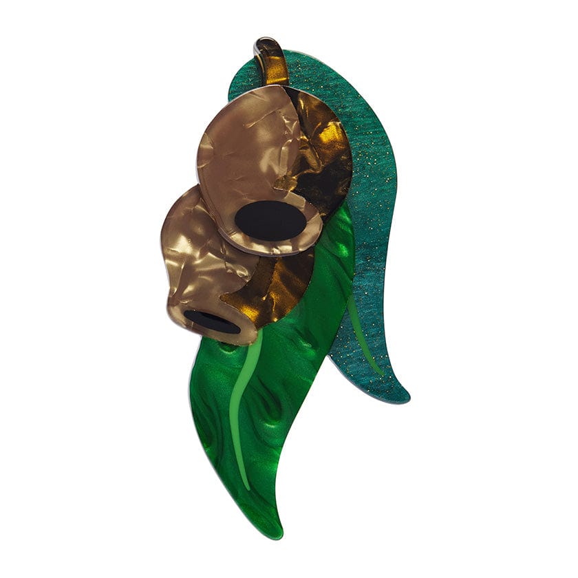 Gumnut Babies Brooch - Erstwilder - Quirky Resin and Enamel Accessories