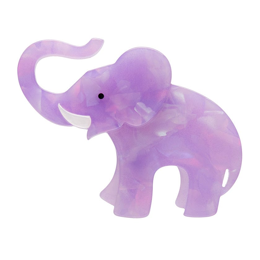 Elizaveta and the Elephant Brooch - Erstwilder - Quirky Resin and Enamel Accessories