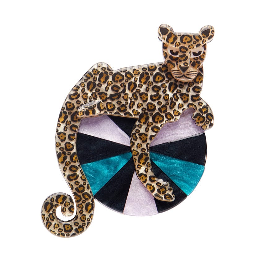 Roaring Opulence Brooch - Erstwilder - Quirky Resin and Enamel Accessories