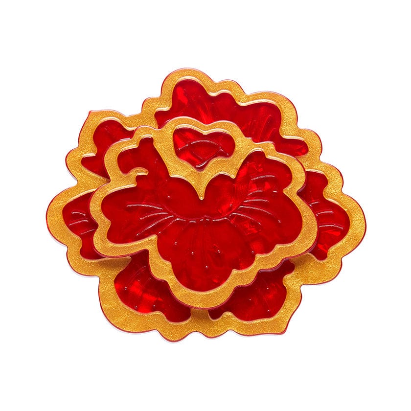 Flower of Life Brooch - Erstwilder - Quirky Resin and Enamel Accessories