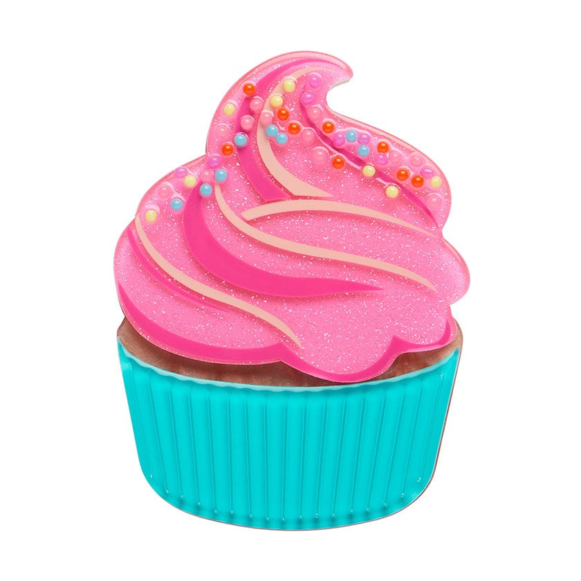 Iced Cupcake Brooch - Erstwilder - Quirky Resin and Enamel Accessories