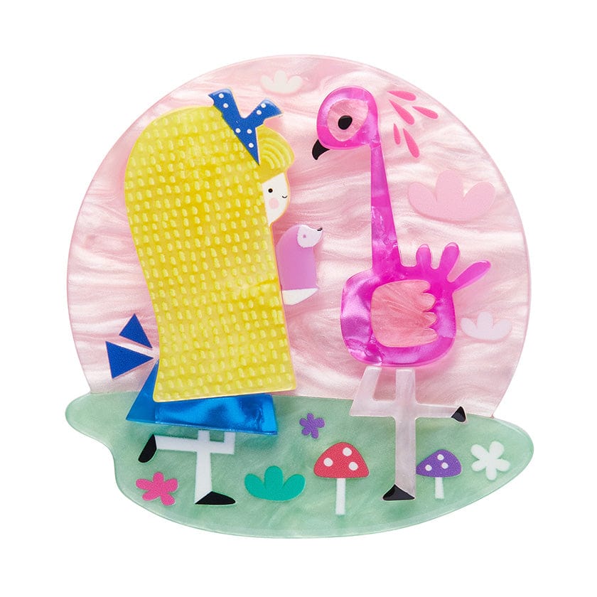 Wonderland Brooch - Erstwilder - Quirky Resin and Enamel Accessories