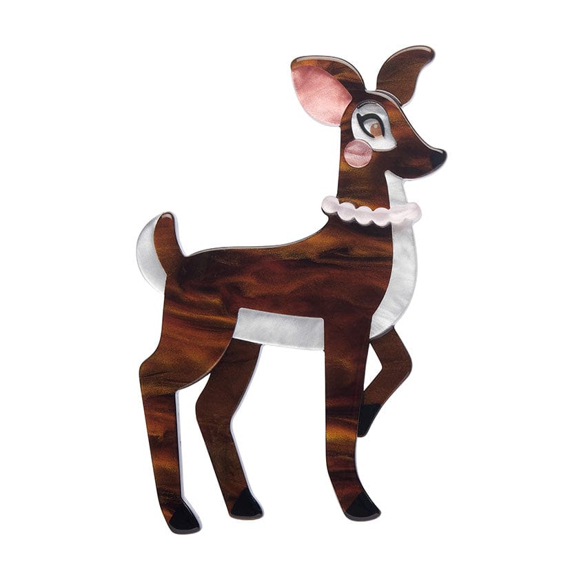 Penny the Deer Brooch - Erstwilder - Quirky Resin and Enamel Accessories