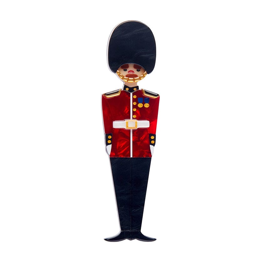 Changing of the Guard Brooch - Erstwilder - Quirky Resin and Enamel Accessories