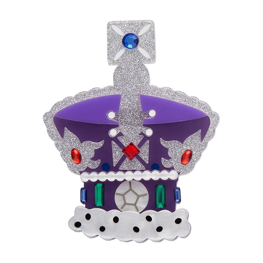 Crown Jewels Brooch - Erstwilder - Quirky Resin and Enamel Accessories