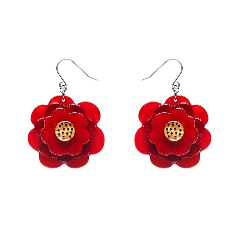 Rosalita's Garden Drop Earrings - Erstwilder - Quirky Resin and Enamel Accessories