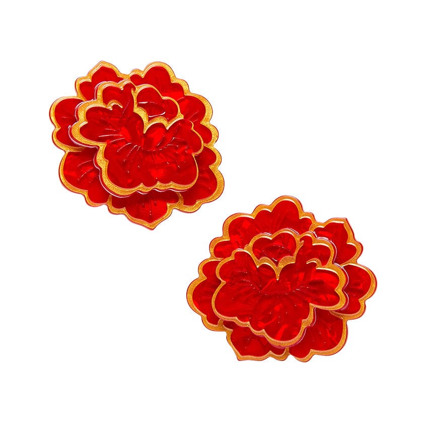 Flower of Life Hair Clips Set - 2 Piece - Erstwilder - Quirky Resin and Enamel Accessories