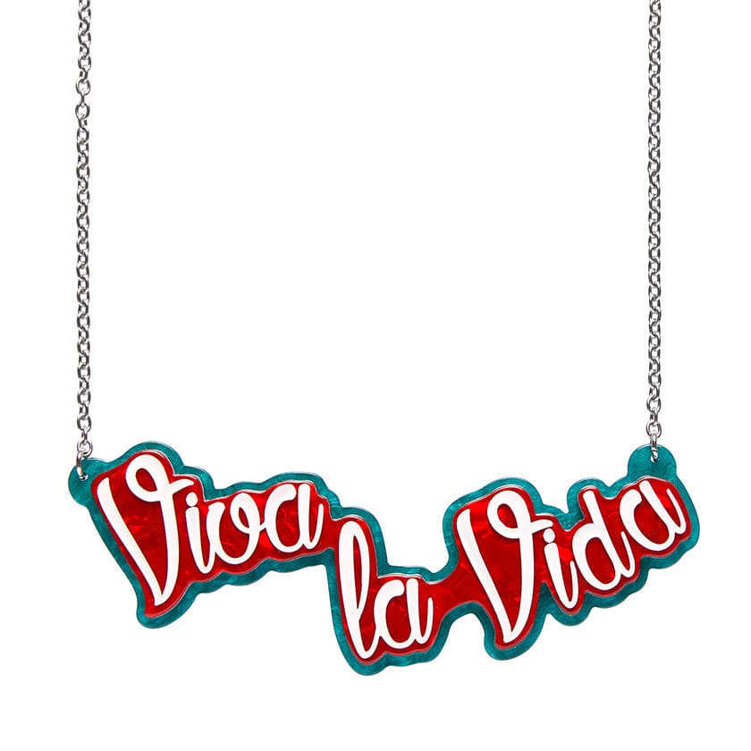 Viva La Vida Necklace - Erstwilder - Quirky Resin and Enamel Accessories