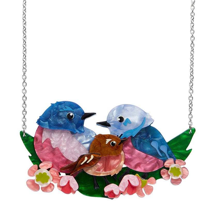 Rockin' Robins Necklace - Erstwilder - Quirky Resin and Enamel Accessories