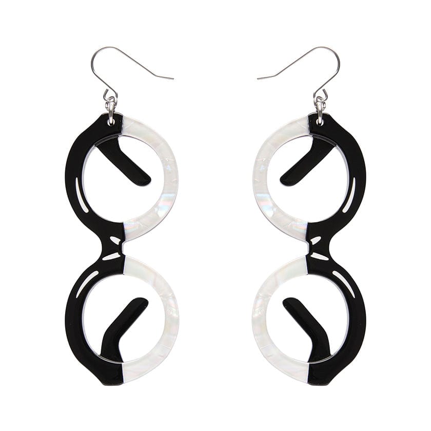 I Wear Eyewear Iris Drop Earrings - Erstwilder - Quirky Resin and Enamel Accessories