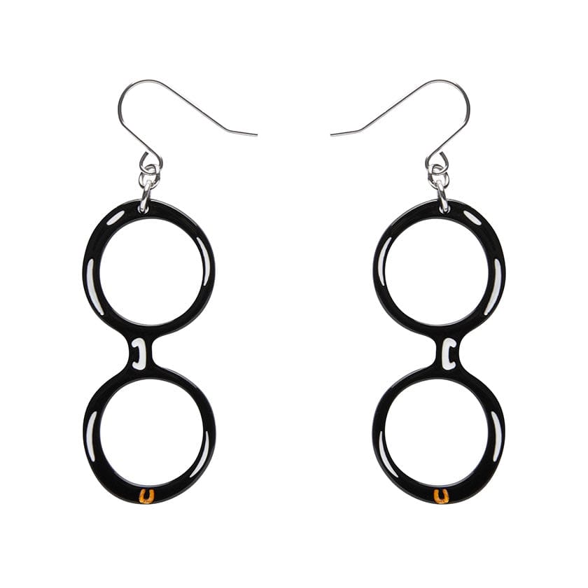 Spectacular Spectacles Iris Drop Earrings - Erstwilder - Quirky Resin and Enamel Accessories