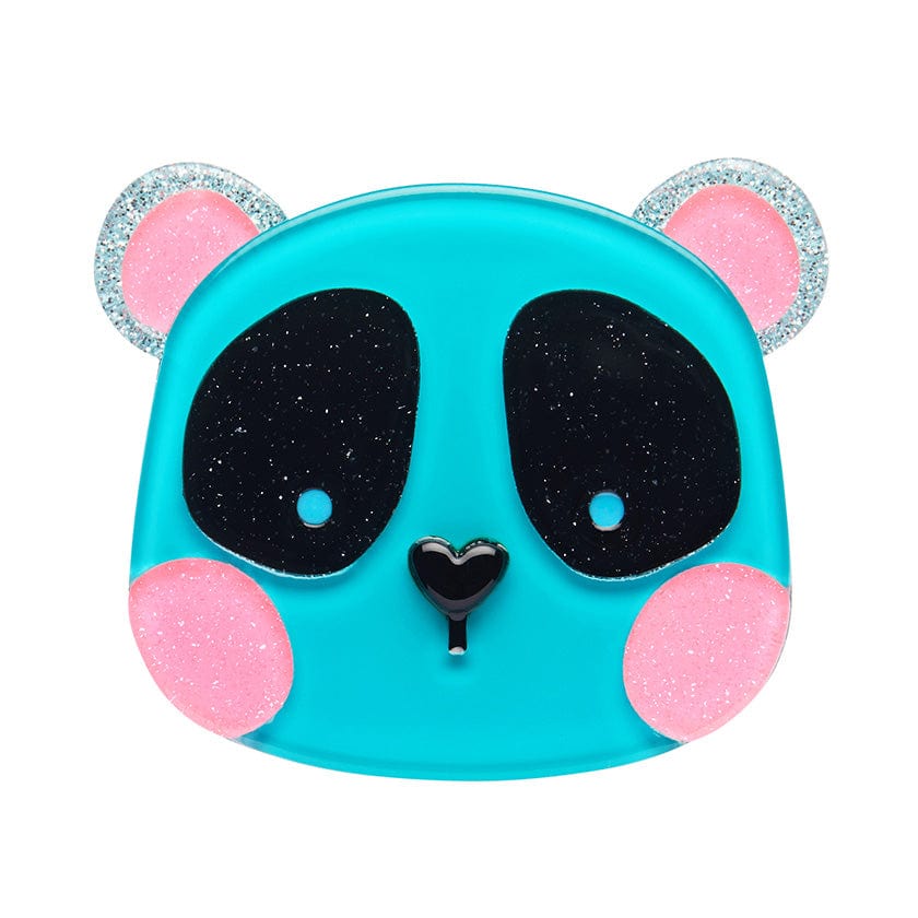 Pippa The Panda Brooch - Erstwilder - Quirky Resin and Enamel Accessories