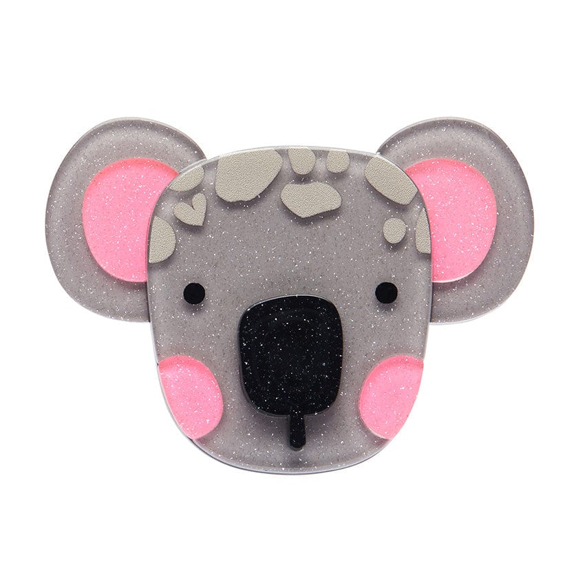 Keith The Koala Brooch - Erstwilder - Quirky Resin and Enamel Accessories
