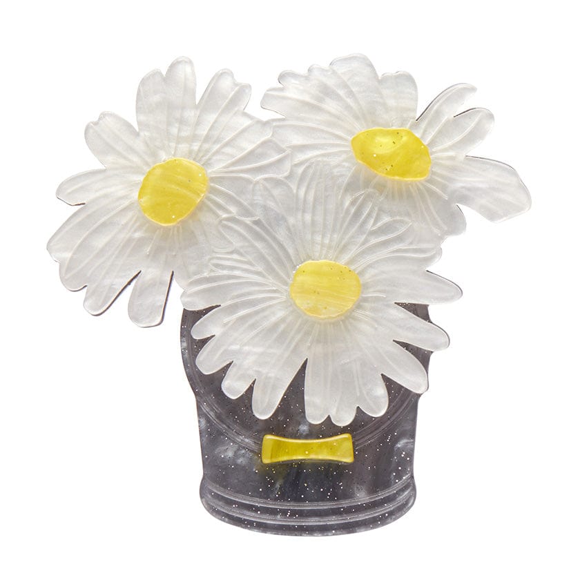 Day's Eye Brooch - Erstwilder - Quirky Resin and Enamel Accessories