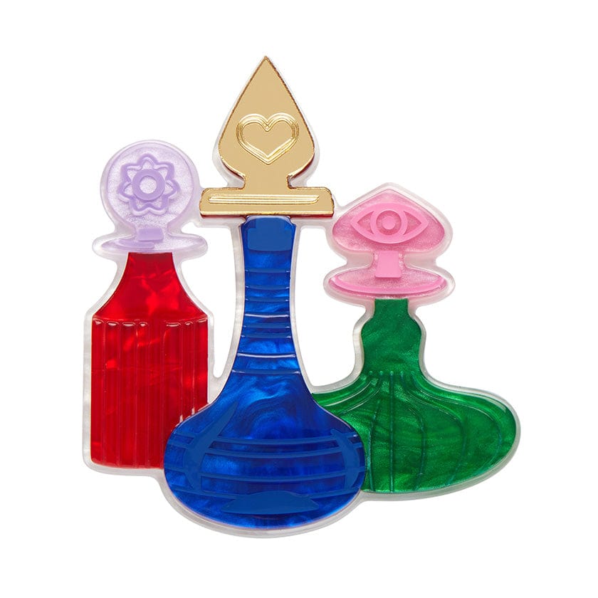 Under the Influence Brooch - Erstwilder - Quirky Resin and Enamel Accessories