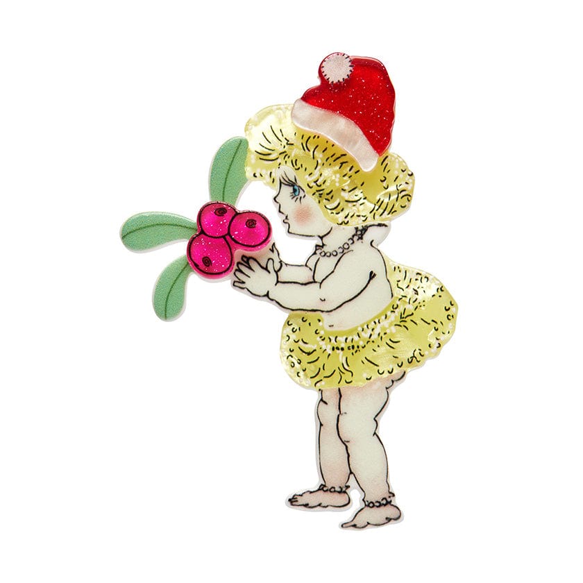 Native Berries Christmas Brooch - Erstwilder - Quirky Resin and Enamel Accessories