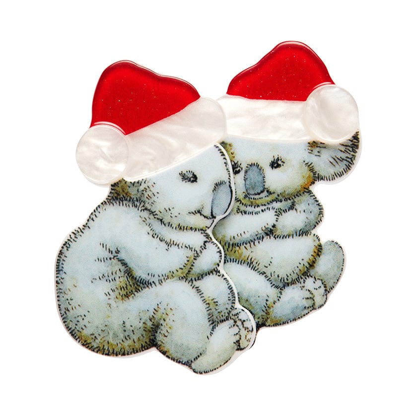 Mr. & Mrs. Bear Brooch - Erstwilder - Quirky Resin and Enamel Accessories