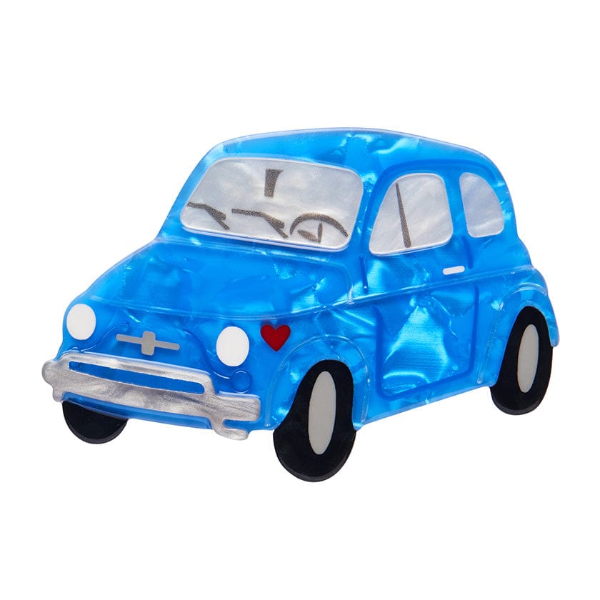 Italiana Automobili Brooch - Erstwilder - Quirky Resin and Enamel Accessories