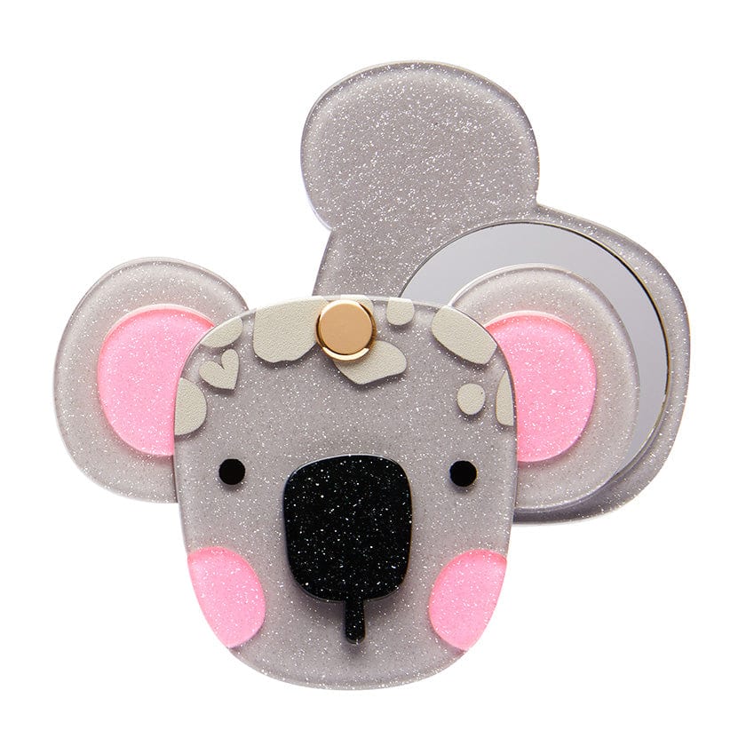 Keith The Koala Mirror Compact - Erstwilder - Quirky Resin and Enamel Accessories