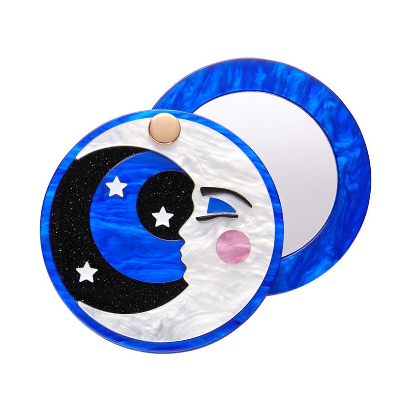 Dead of Night Mirror Compact - Erstwilder - Quirky Resin and Enamel Accessories