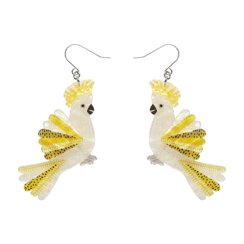 Sunny of the Sulphur Crest Earrings - Erstwilder - Quirky Resin and Enamel Accessories