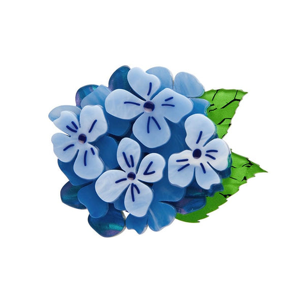 Heartfelt Hydrangea Mini Brooch Erstwilder Museum