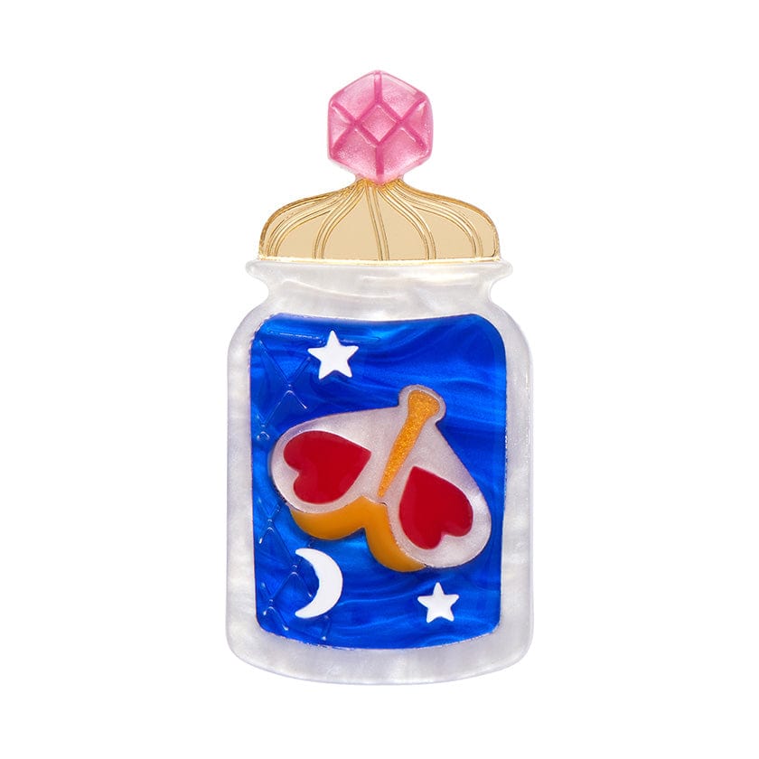 Midnight Eternal Mini Brooch - Erstwilder - Quirky Resin and Enamel Accessories