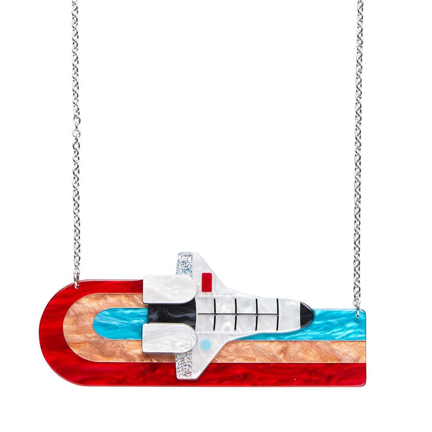Mission To The Moon Necklace - Erstwilder - Quirky Resin and Enamel Accessories