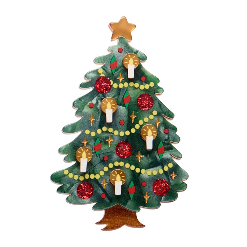 Christmas Tree Centre-Piece Brooch