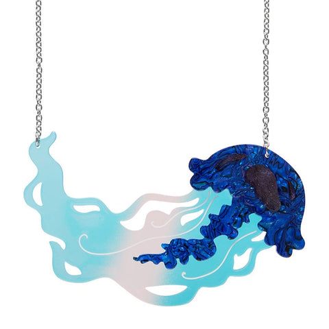 Slippinâ€™ Under Necklace  -  Erstwilder  -  Quirky Resin and Enamel Accessories