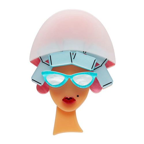 Fancy New â€˜Doâ€™ Brooch  -  Erstwilder  -  Quirky Resin and Enamel Accessories