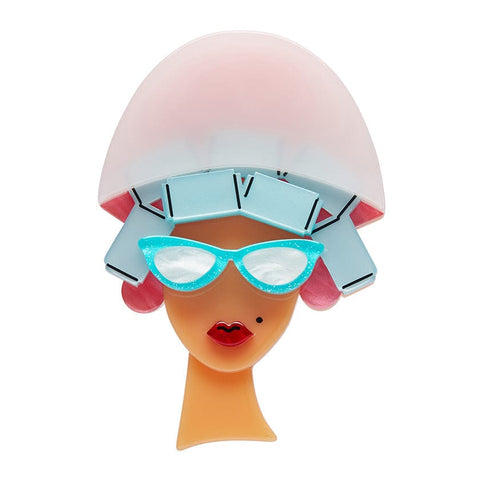 Fancy New â€˜Doâ€™ Brooch  -  Erstwilder  -  Quirky Resin and Enamel Accessories