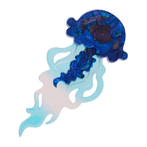 Slippinâ€™ Under Brooch  -  Erstwilder  -  Quirky Resin and Enamel Accessories
