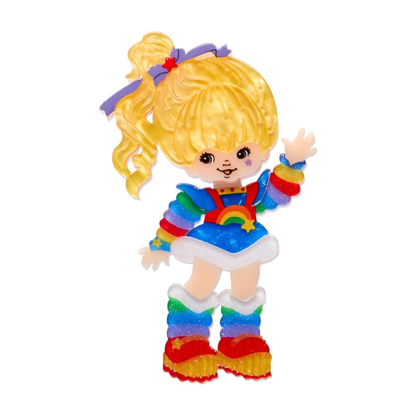 Rainbow Brite Says Hello Brooch