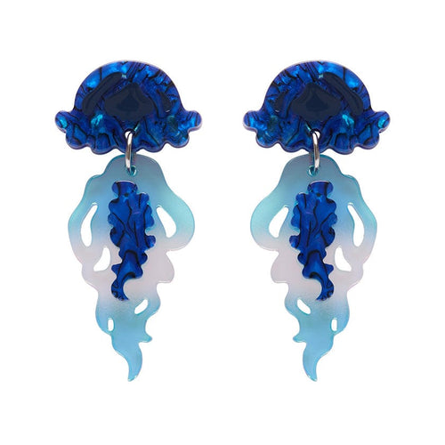 Slippinâ€™ Under Stud Earrings  -  Erstwilder  -  Quirky Resin and Enamel Accessories