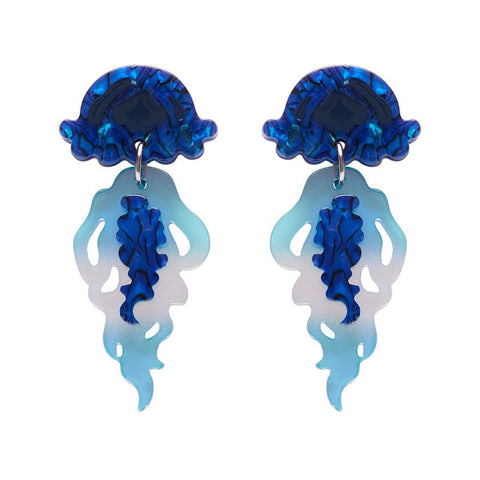 Slippinâ€™ Under Stud Earrings  -  Erstwilder  -  Quirky Resin and Enamel Accessories