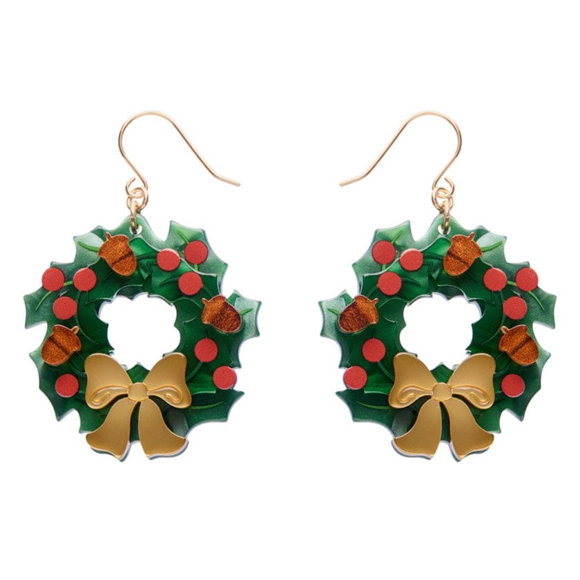 Forest Wreath Drop Earrings