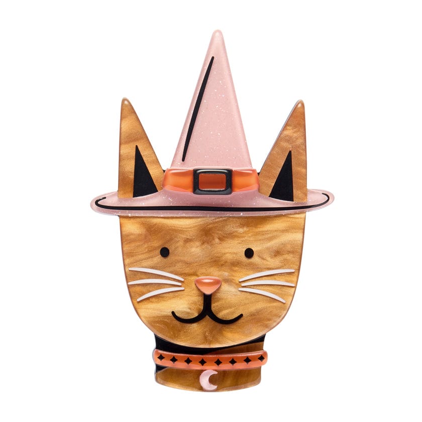 Bewitched Kitty Brooch
