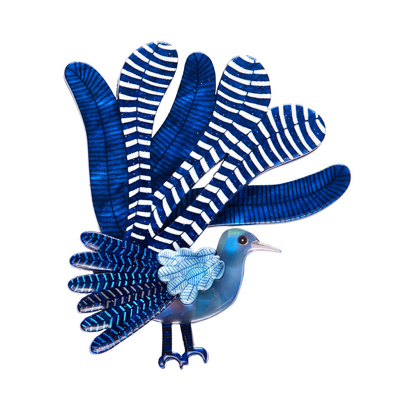 Lilly Lyre Bird Brooch