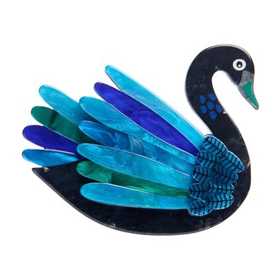 Serene Swan Brooch