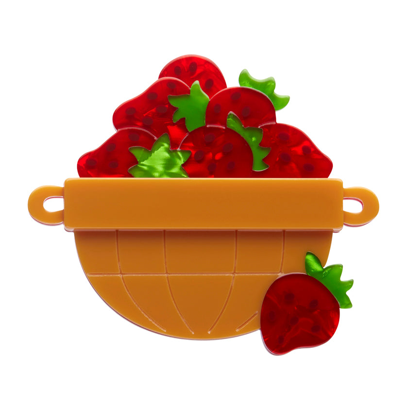 Strawberry Harvest Brooch