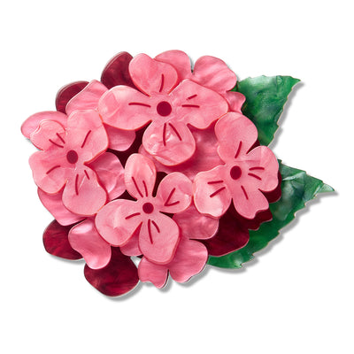 Heartfelt Hydrangea Brooch