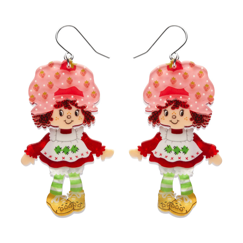 Sweet Strawberry Shortcake Drop Earrings