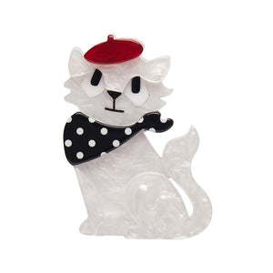 Farrah the French Kitty Brooch