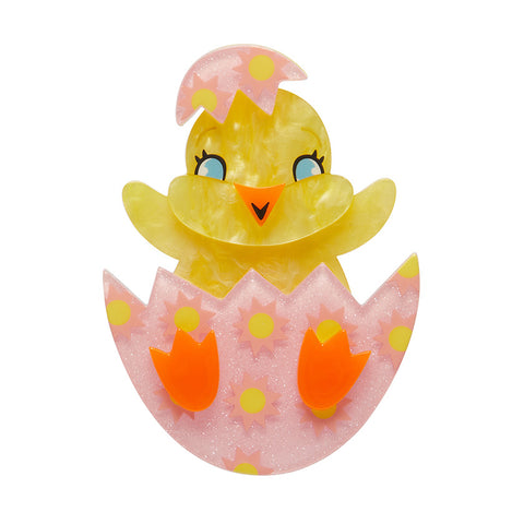 Goldie the Hatchling Brooch
