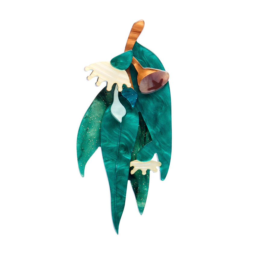 Yellow Gum Blossom Brooch