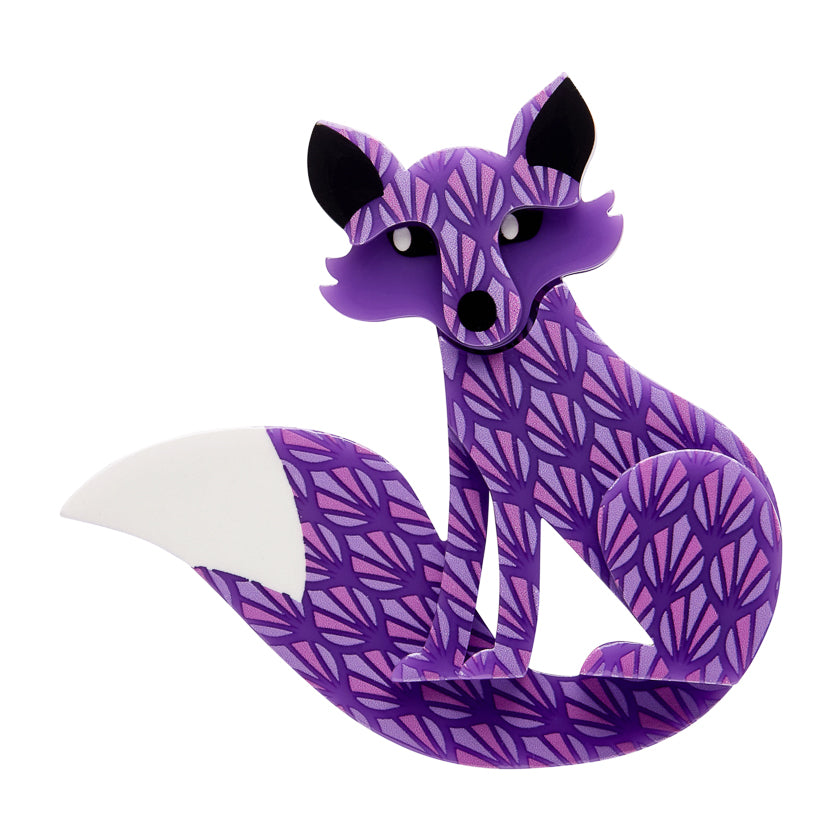 Frond Fox Brooch