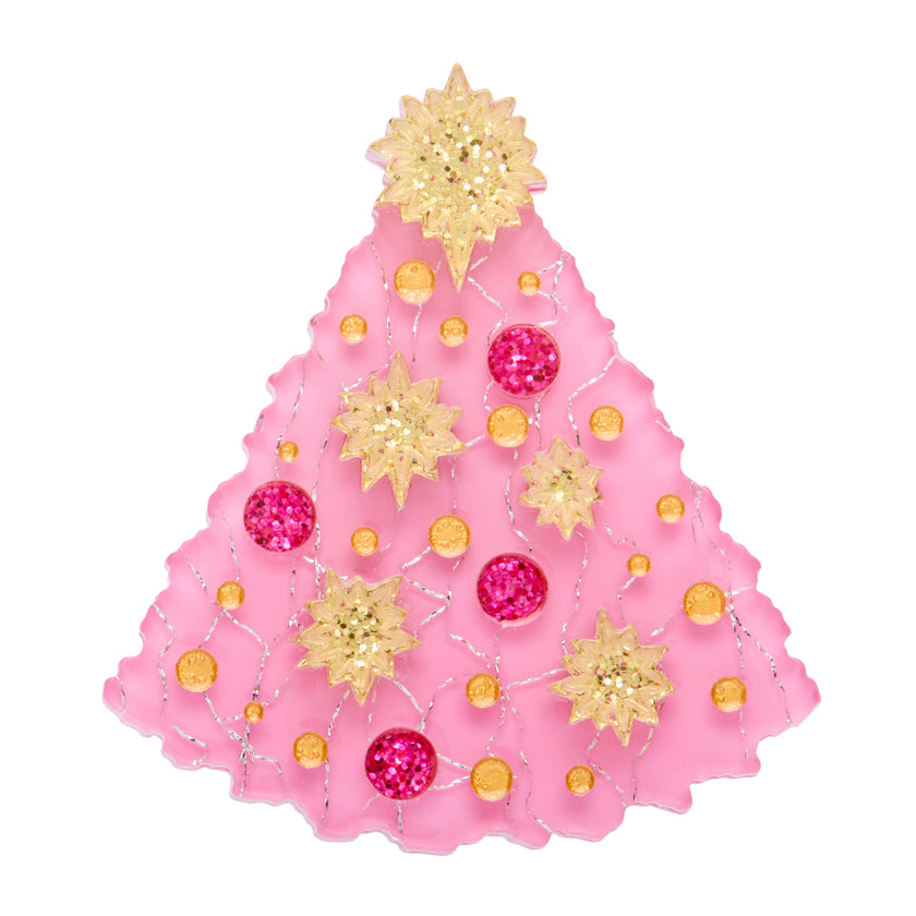 The Night Before Pink-Mas Brooch