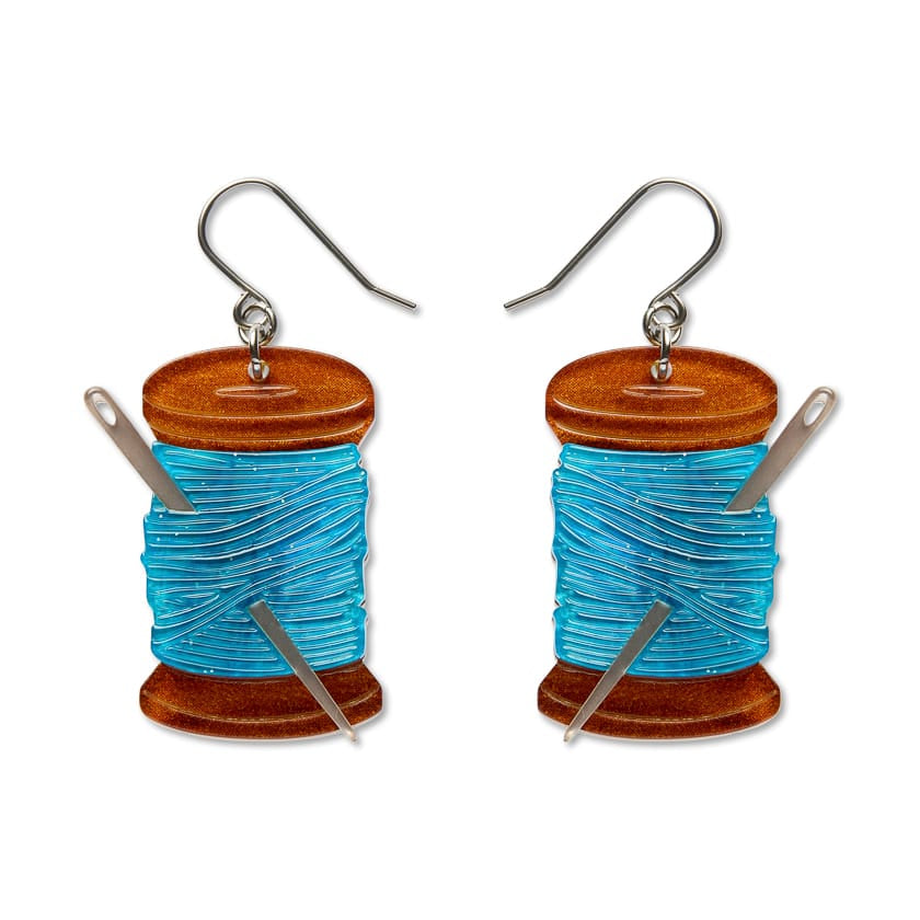 Thread the Needle Drop Earrings