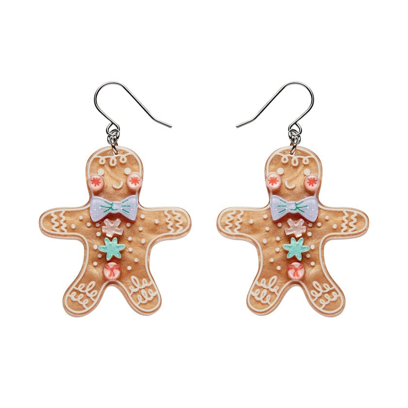 Santa's Snack Drop Earrings  -  Erstwilder  -  Quirky Resin and Enamel Accessories